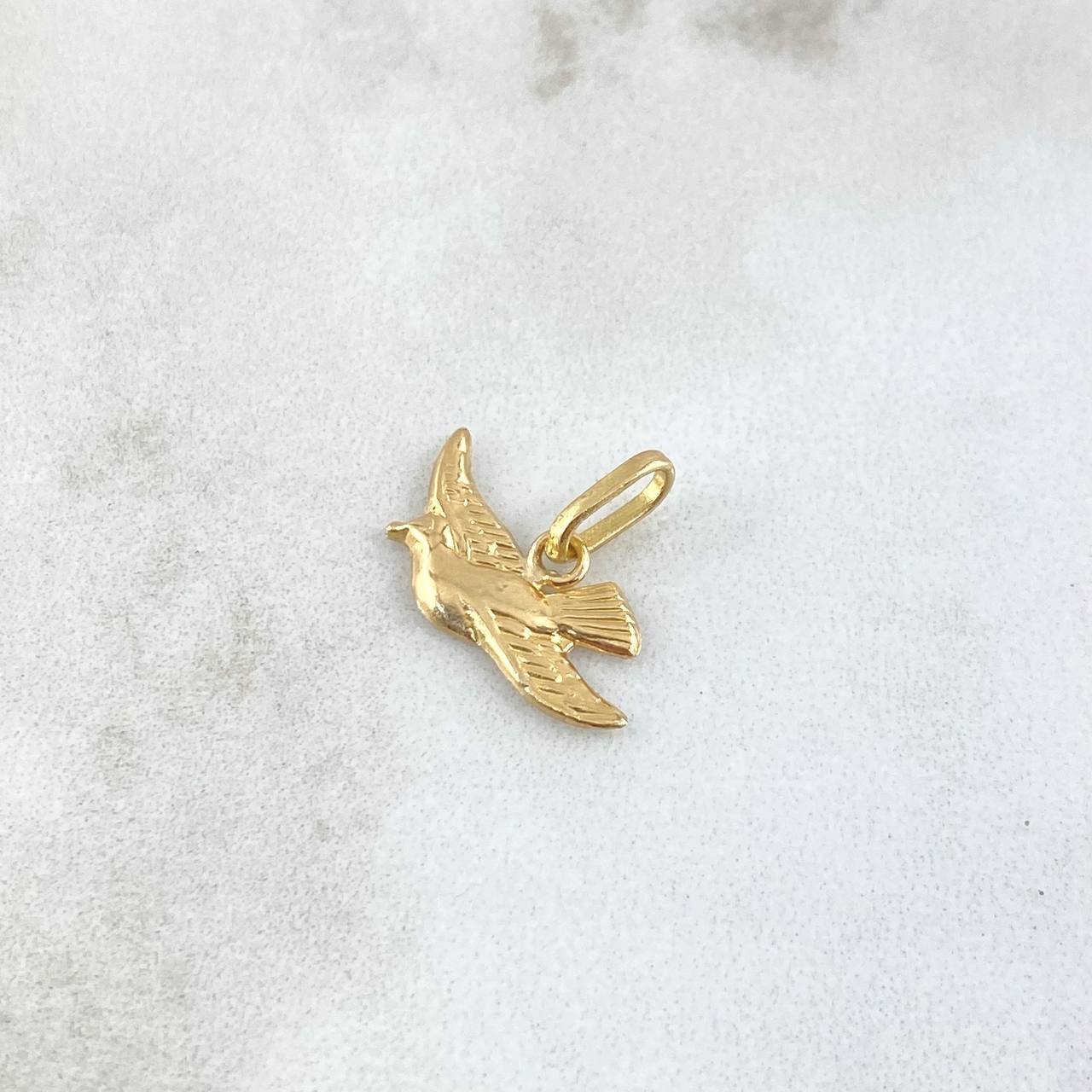 Pendant Dove 0.55gr / 1.3cm / 18K Yellow Gold ©