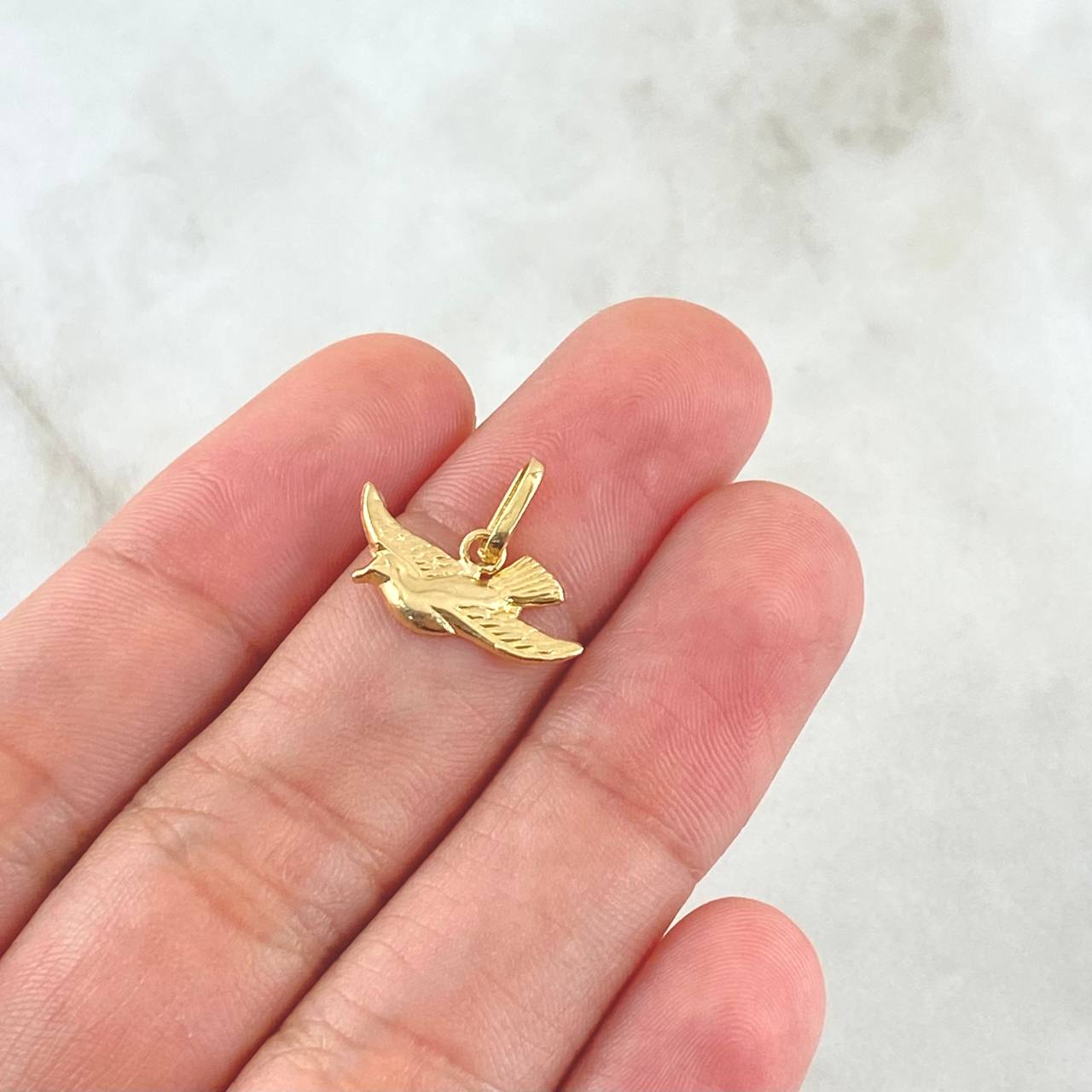 Pendant Dove 0.55gr / 1.3cm / 18K Yellow Gold ©