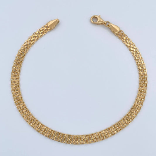 Pulso China 4.8gr / 7 3/4 in / 4.3mm Oro Amarillo +1 18K %