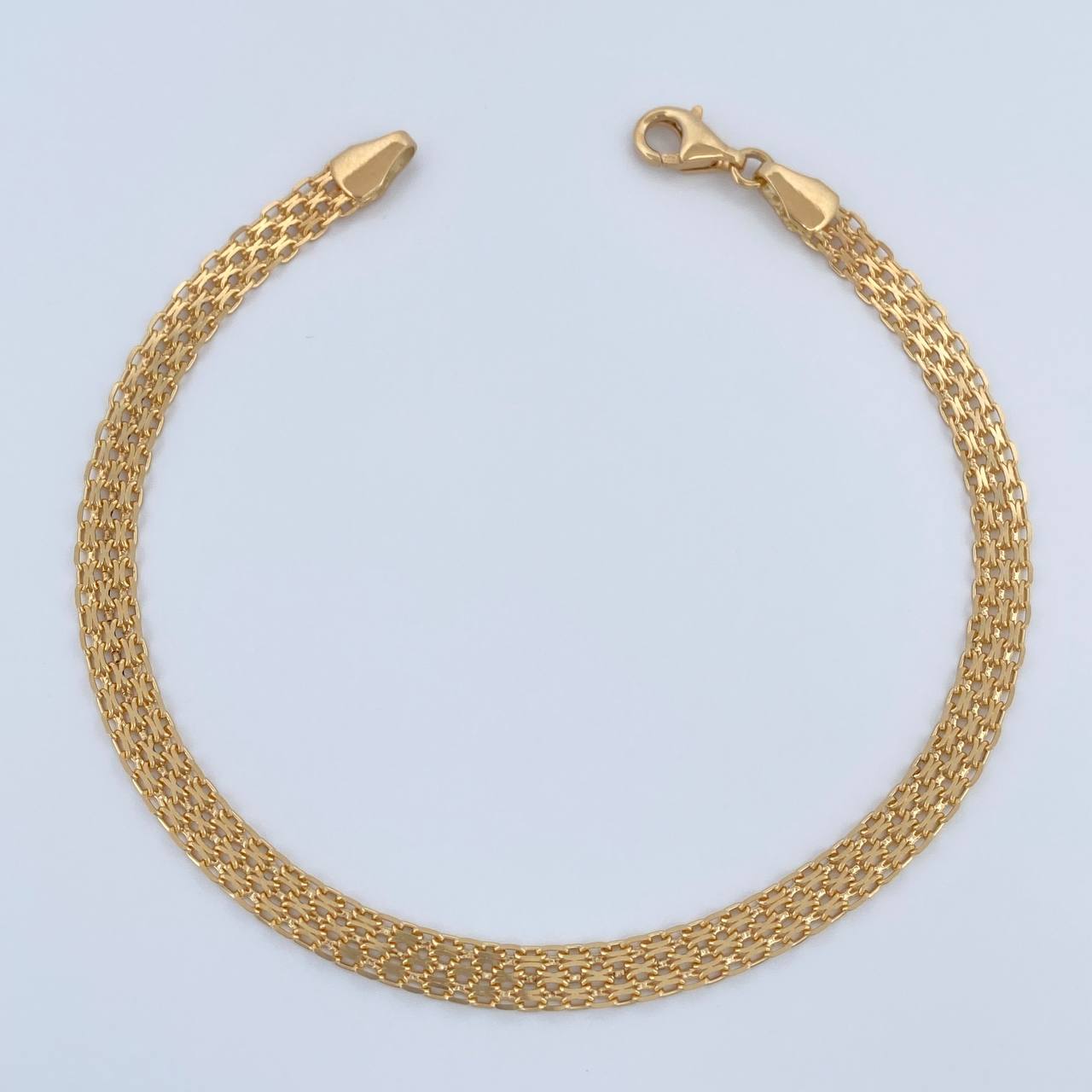 Pulso China 4.75gr / 7 3/4 in / 4.3mm Oro Amarillo +1 18K %