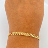 Pulso China 4.8gr / 7 3/4 in / 4.3mm Oro Amarillo +1 18K %