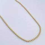 Cadena Militar 10.1gr / 23 3/4 in / 1mm Oro Amarillo +3 18K %