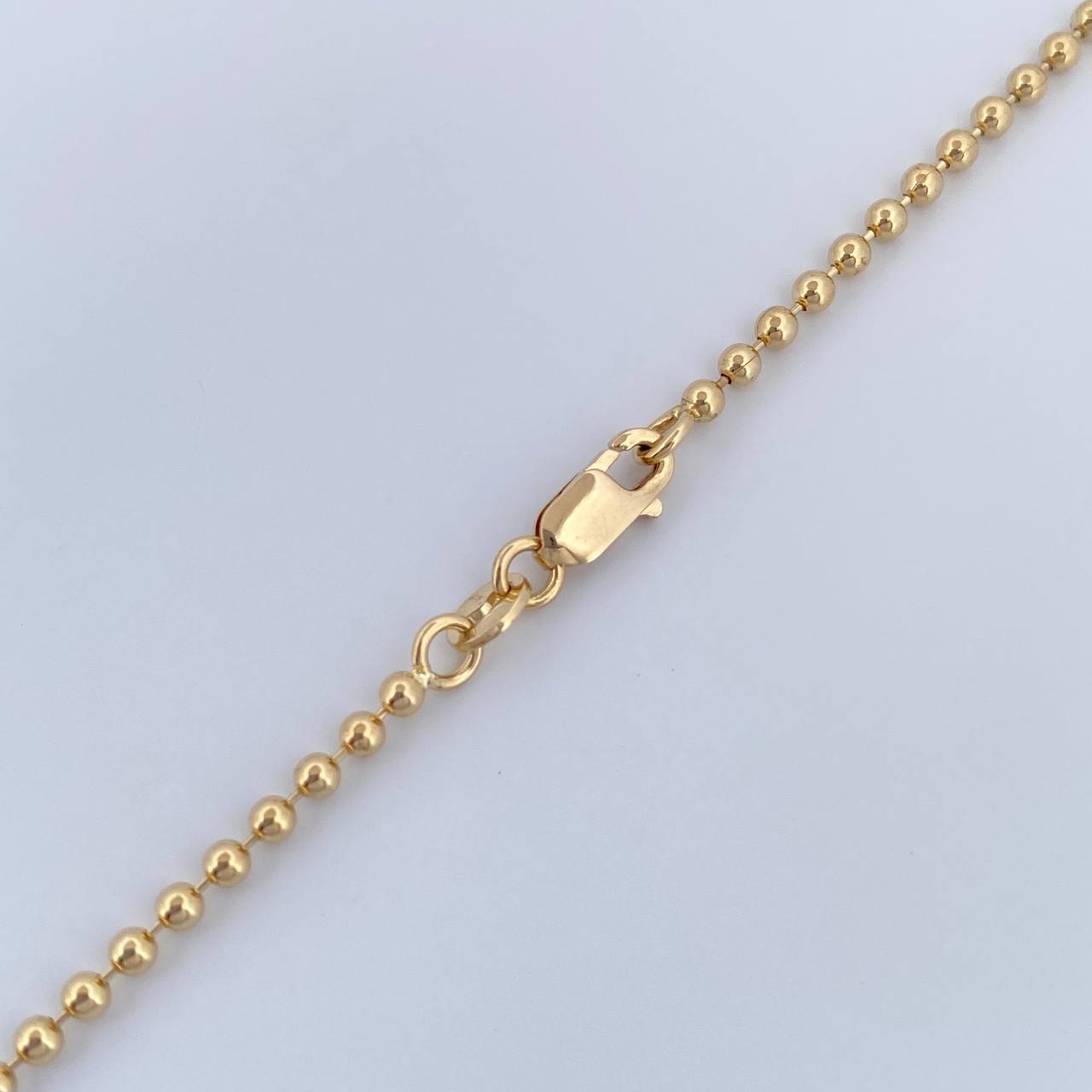 Cadena Militar 10.1gr / 23 3/4 in / 1mm Oro Amarillo +3 18K %