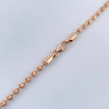 Cadena Militar 12.65gr / 20 in / 4mm Oro Rosa +3 18K %