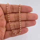 Cadena Militar 12.65gr / 20 in / 4mm Oro Rosa +3 18K %
