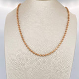 Cadena Militar 12.65gr / 20 in / 4mm Oro Rosa +3 18K %