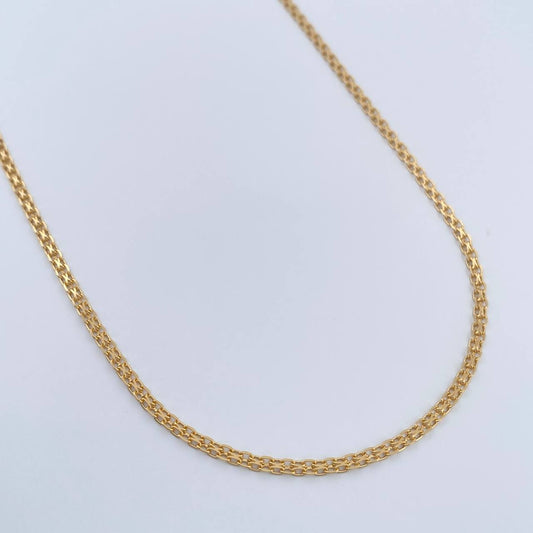 Cadena China 6.8gr / 23 1/2 in / 2.2mm Oro Amarillo +1 18K %