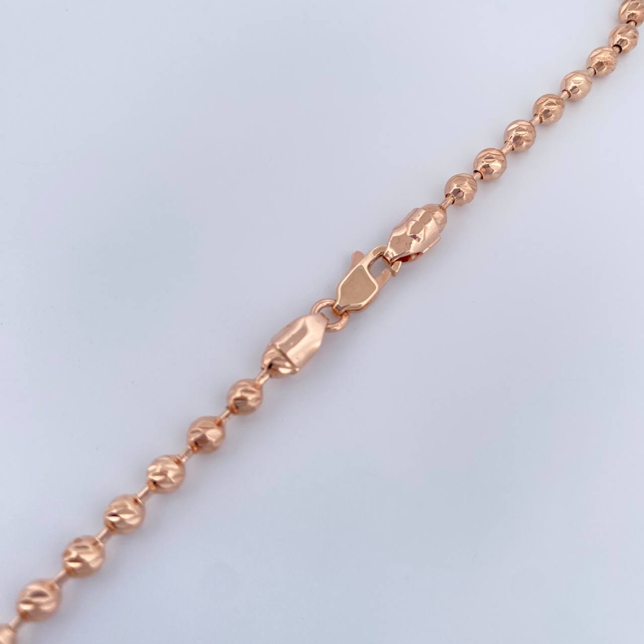 Cadena Militar 24.35gr / 23 3/4 in / 4mm Oro Rosa 18K %