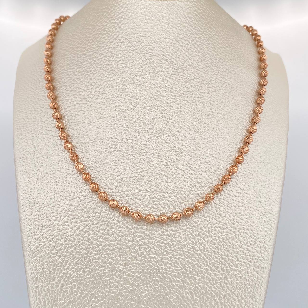 Military Chain 28.05gr / 28 in / 4mm Rose Gold 18K %