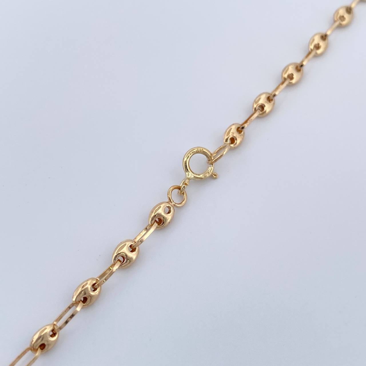 Cadena GC 4.85gr / 19 3/4 in / 3.1mm Oro Amarillo 18K %