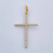 Dije Cruz 1.65gr / 1 1/2 in / Oro Amarillo 18K %