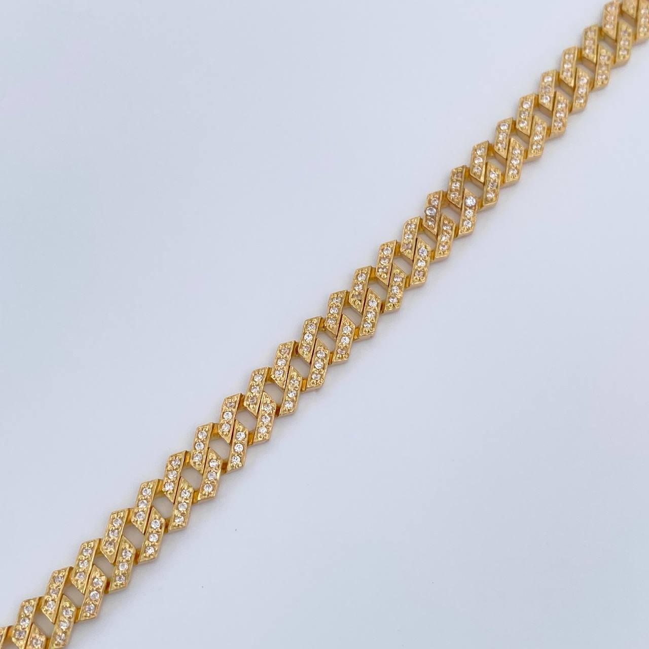 Pulso Cubana 12.15gr / 7 3/4 in / 5.6mm Oro Amarillo Nac.Esp. 18K %