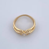 Anillo Cinturon Triple Barril 3.55gr / T7 / Oro Amarillo 18K %