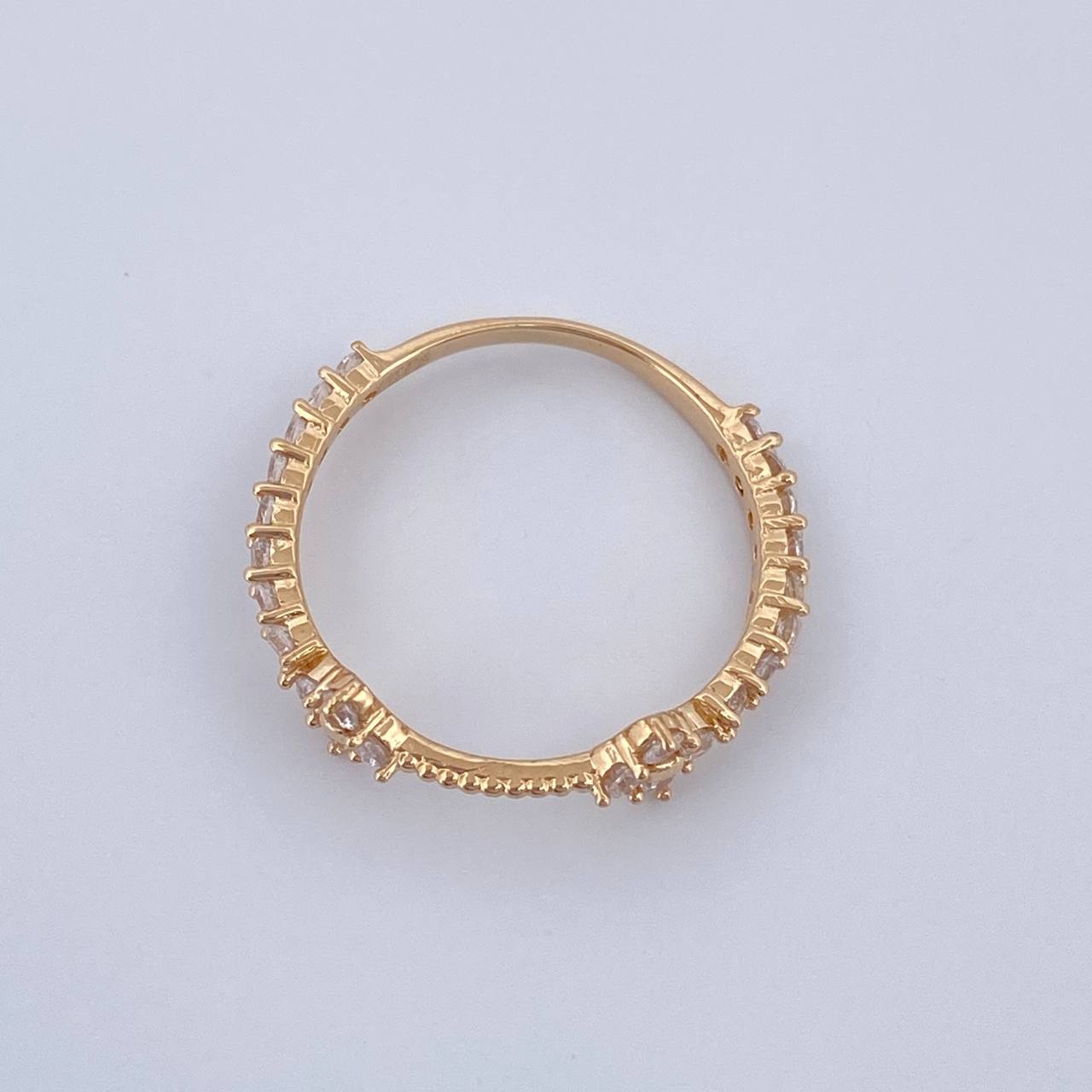 Anillo Churumbela Trebol 1.65gr / T6 1/2 / Oro Amarillo 18K %