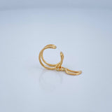 Piercing Simulador Luna 0.85gr / 1/2 in / Oro Amarillo 18K %