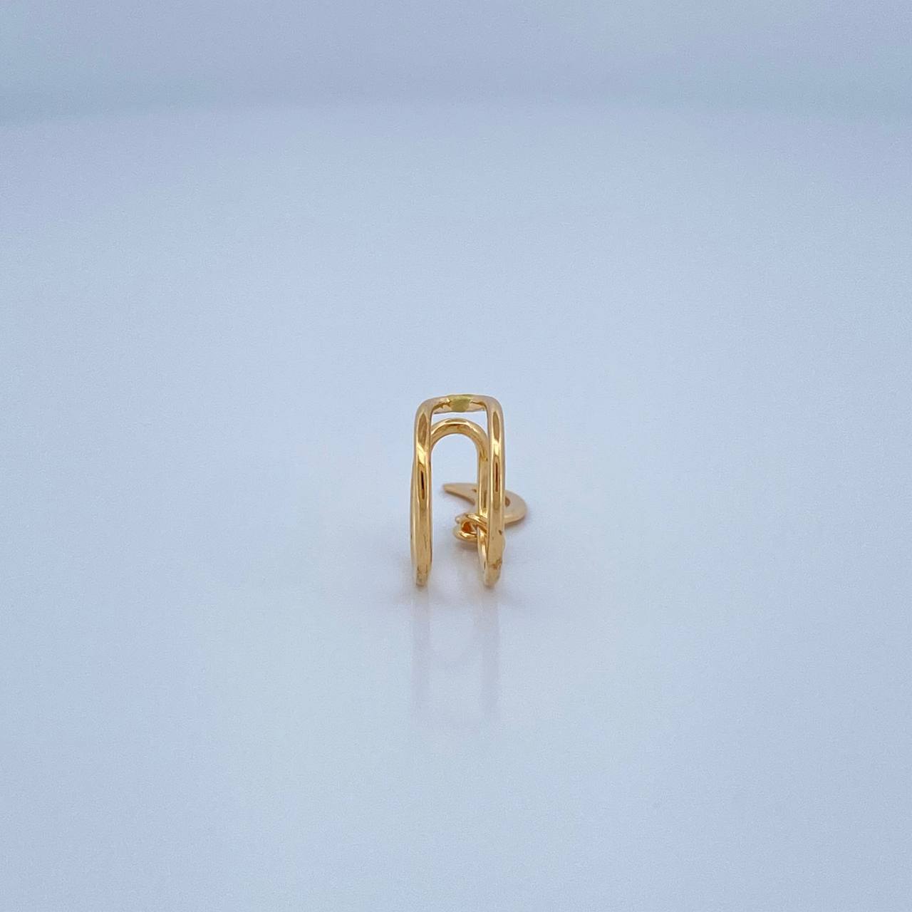Piercing Simulador Luna 0.85gr / 1/2 in / Oro Amarillo 18K %