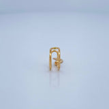 Piercing Simulador Luna 0.85gr / 1/2 in / Oro Amarillo 18K %