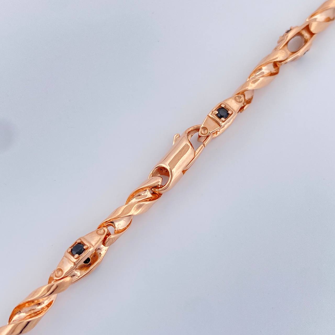 Cadena Dubai Trenzada 45.05gr / 24 in / 5mm Oro Rosa 18K %