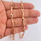Cadena Dubai Trenzada 45.05gr / 24 in / 5mm Oro Rosa 18K %