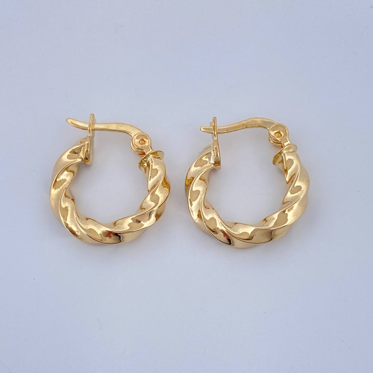 Candongas Kari 1.2gr / 1/2 in / Oro Amarillo 18K %