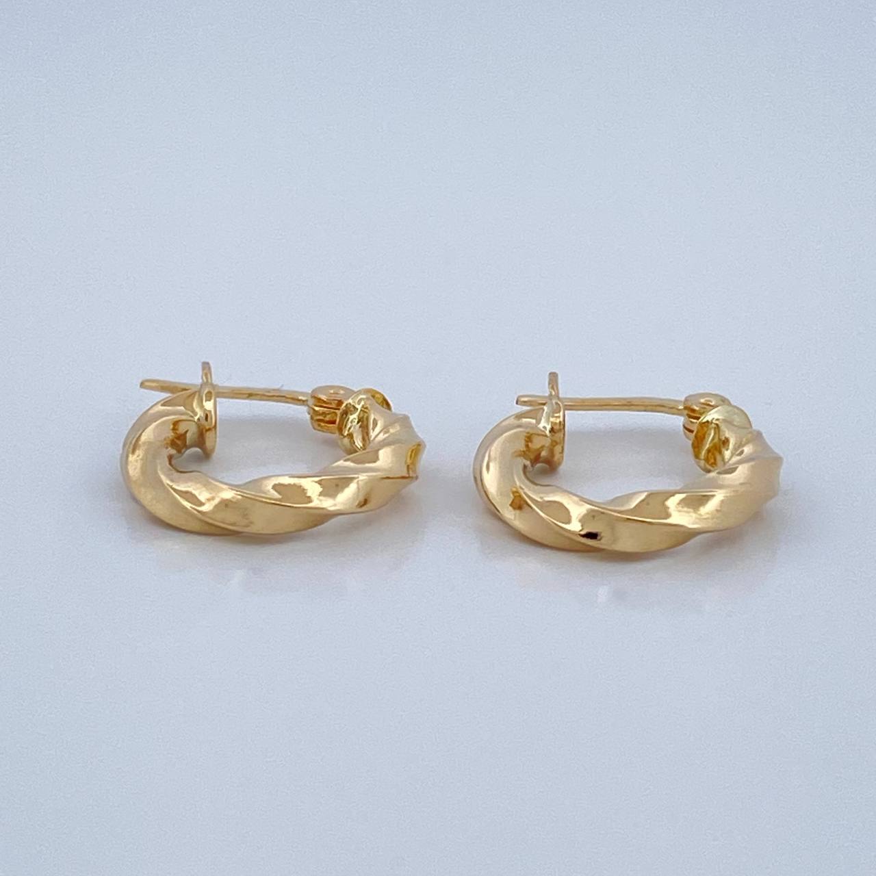 Candongas Kari 1.2gr / 1/2 in / Oro Amarillo 18K %