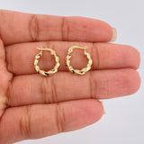 Candongas Kari 1.2gr / 1/2 in / Oro Amarillo 18K %