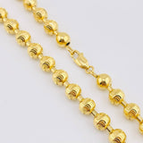 Cadena Militar Diamantada 60gr / 27 1/2 in / 6.9mm Oro Amarillo 18K ©