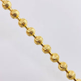 Cadena Militar Diamantada 60gr / 27 1/2 in / 6.9mm Oro Amarillo 18K ©