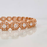 Pulso Tennis 12.35g / 7 1/4 in / 6mm Oro Rosa 18K