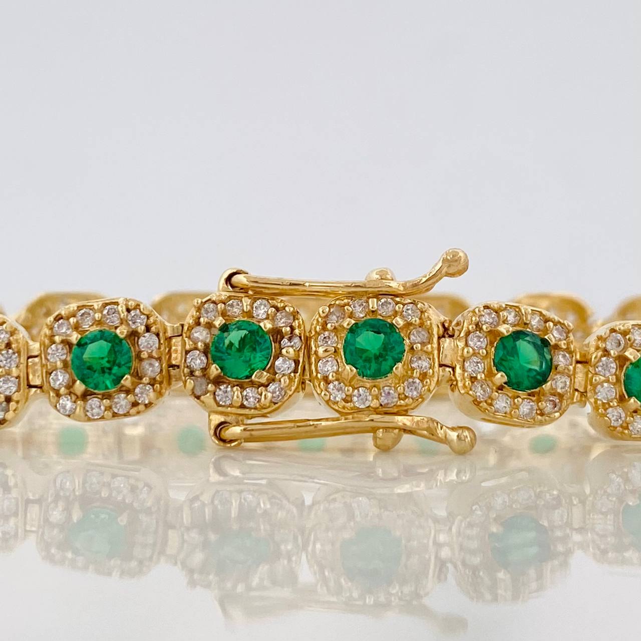 Pulso Tennis 12.15g / 7 in / 6mm Oro Amarillo 18K