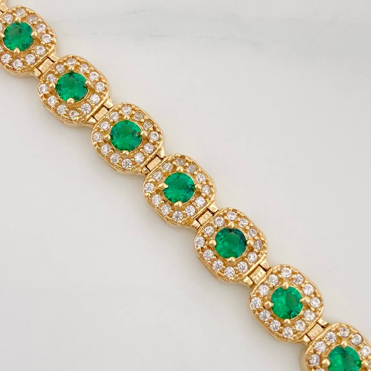 Pulso Tennis 12.15g / 7 in / 6mm Oro Amarillo 18K