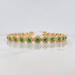 Pulso Tennis 12.15g / 7 in / 6mm Oro Amarillo 18K