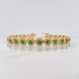 Pulso Tennis 12.15g / 7 in / 6mm Oro Amarillo 18K
