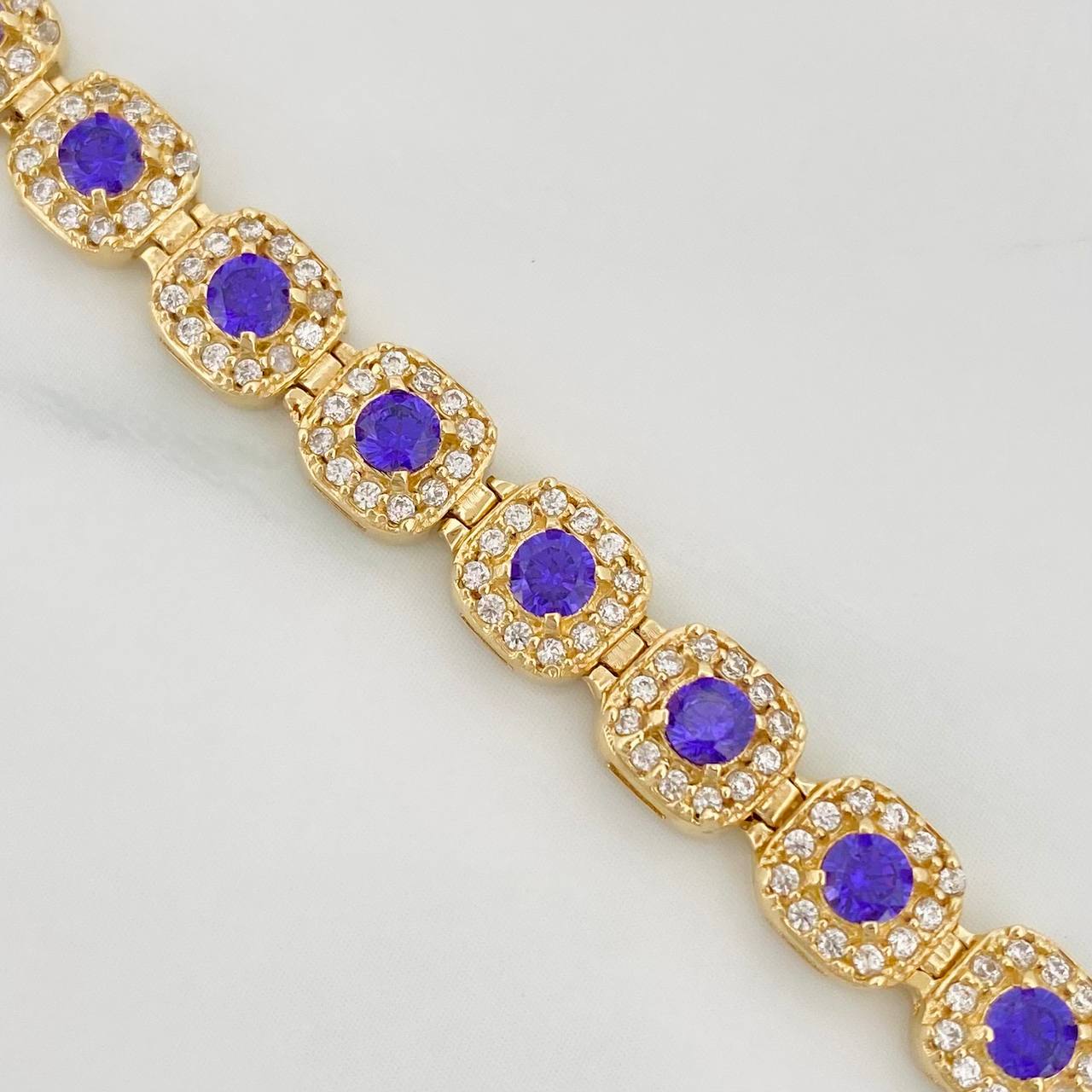 Pulso Tennis 13.25g / 7 1/2 in / 6mm Oro Amarillo 18K