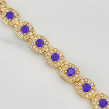 Pulso Tennis 13.25g / 7 1/2 in / 6mm Oro Amarillo 18K