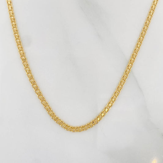 Cadena China 8.95g / 24 in / 2.42mm Oro Amarillo 18K