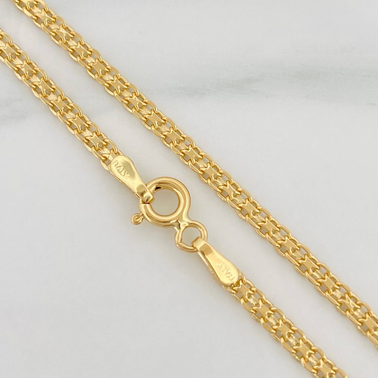 Cadena China 7.4g / 24 in / 2.26mm Oro Amarillo 18K