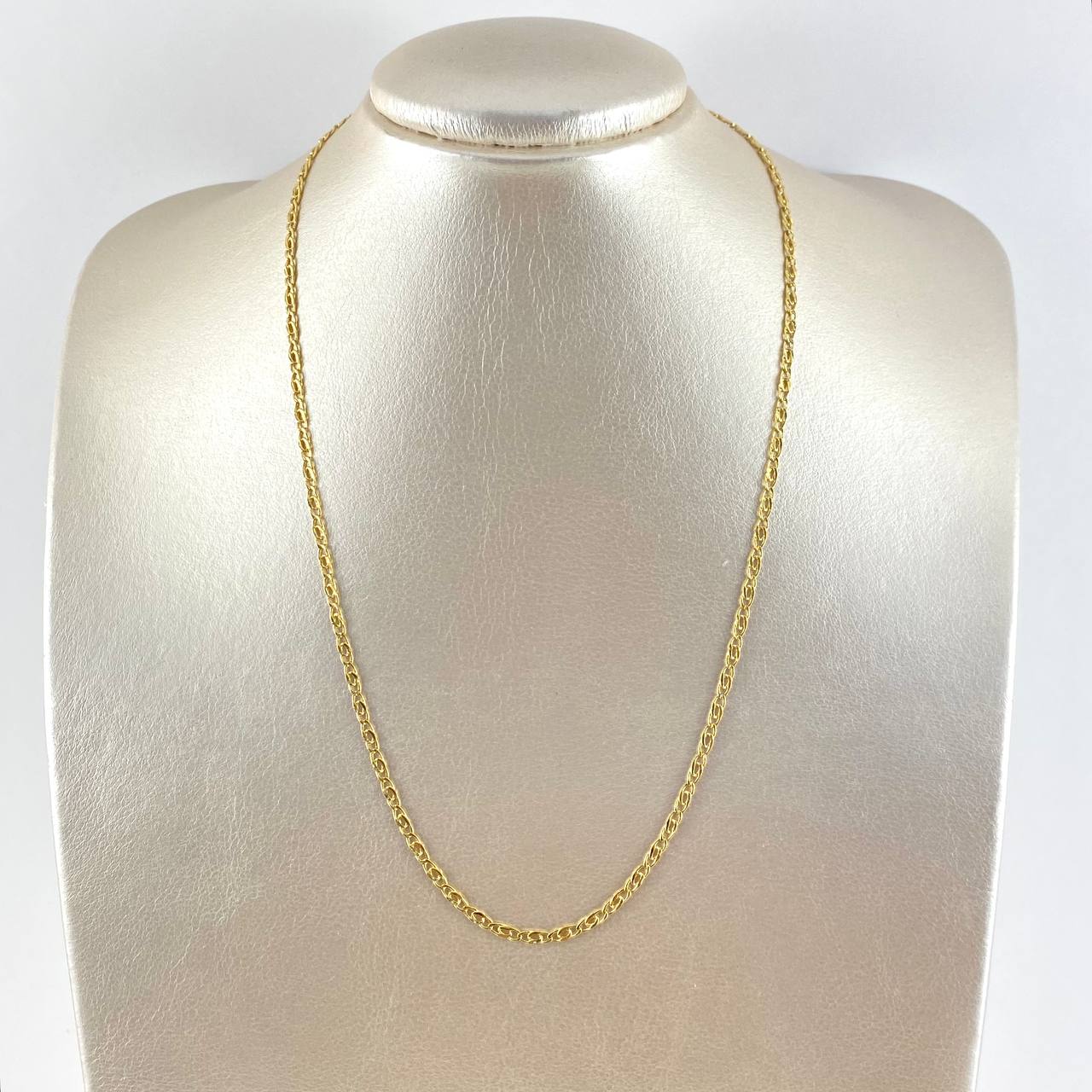 Cadena Lumachina 4.45gr / 23 1/2 in / 2.5mm Oro Amarillo +3 18K *