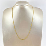Cadena Lumachina 4.45gr / 23 1/2 in / 2.5mm Oro Amarillo +3 18K *