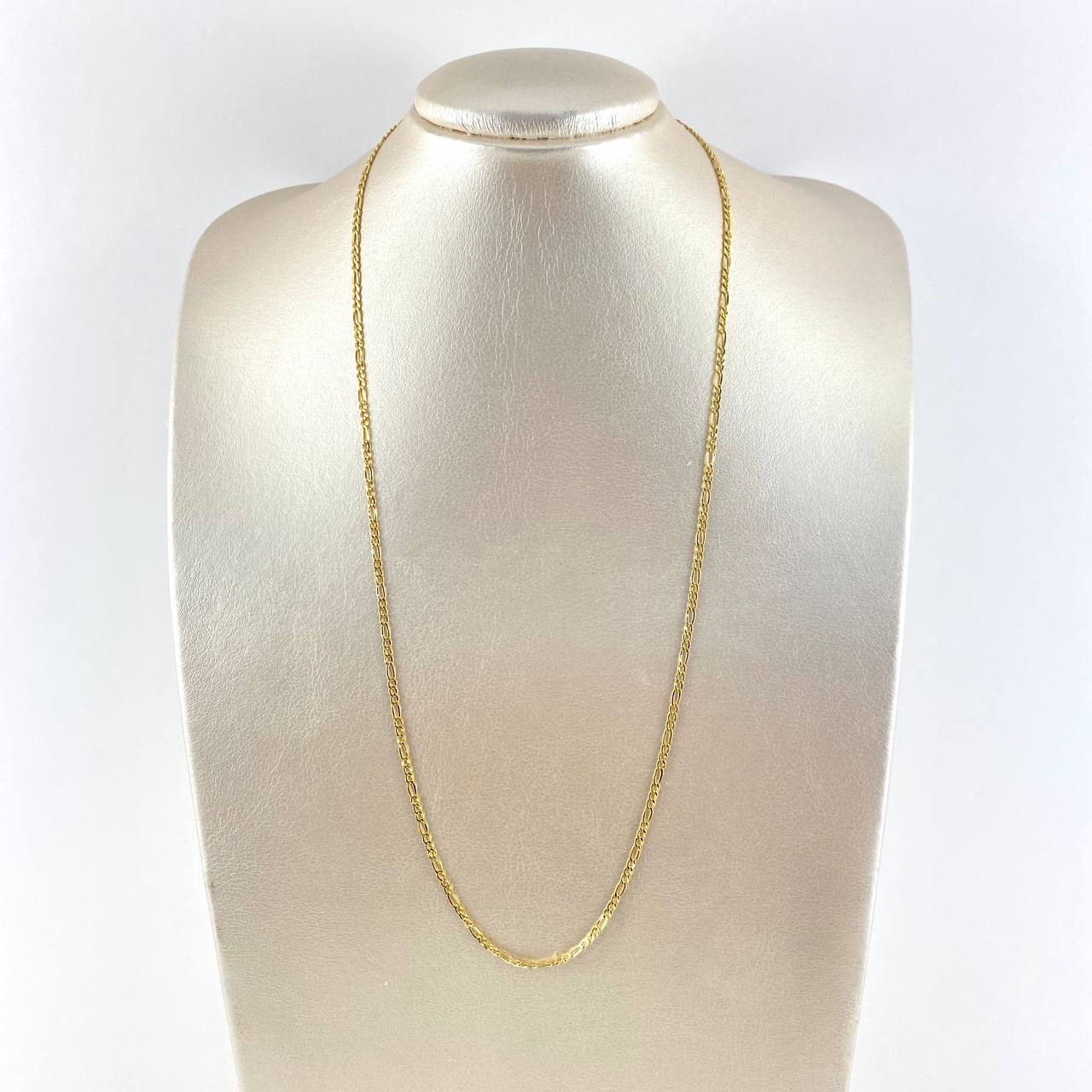 Figaro Chain 3.75gr / 60cm / 2.3mm Yellow Gold +1 18K *