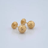 Topos Bola 0.7gr / 6mm Oro Amarillo 18K %