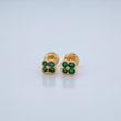 Topos Trebol 1.05gr / 5.32mm Oro Amarillo 18K &