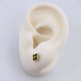 Topos Trebol 1.05gr / 5.32mm Oro Amarillo 18K &