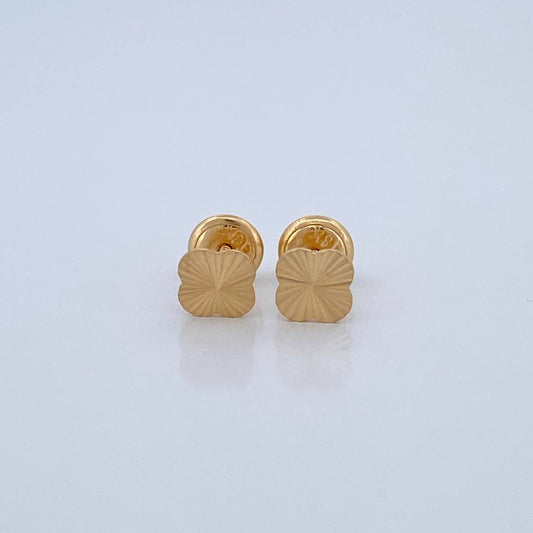 Topos Trebol 0.7gr / 5mm Oro Amarillo 18K %