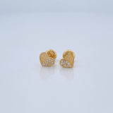Topos Corazon 0.95gr / 7mm Oro Amarillo 18K %