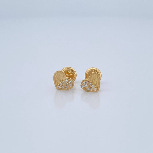 Topos Corazon 0.8gr / 6.89mm Oro Amarillo 18K &