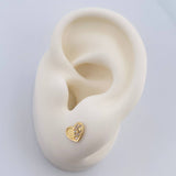 Topos Corazon 0.95gr / 7mm Oro Amarillo 18K %