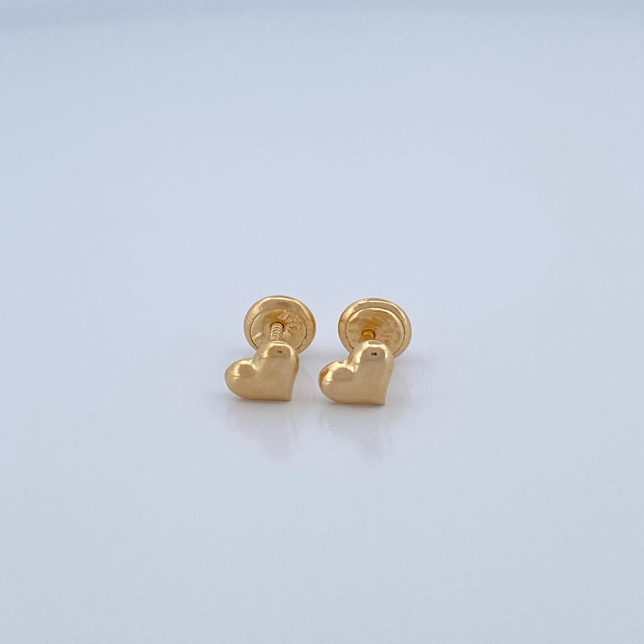 Topos Corazon 0.55gr / Troquelados Oro Amarillo 18K &