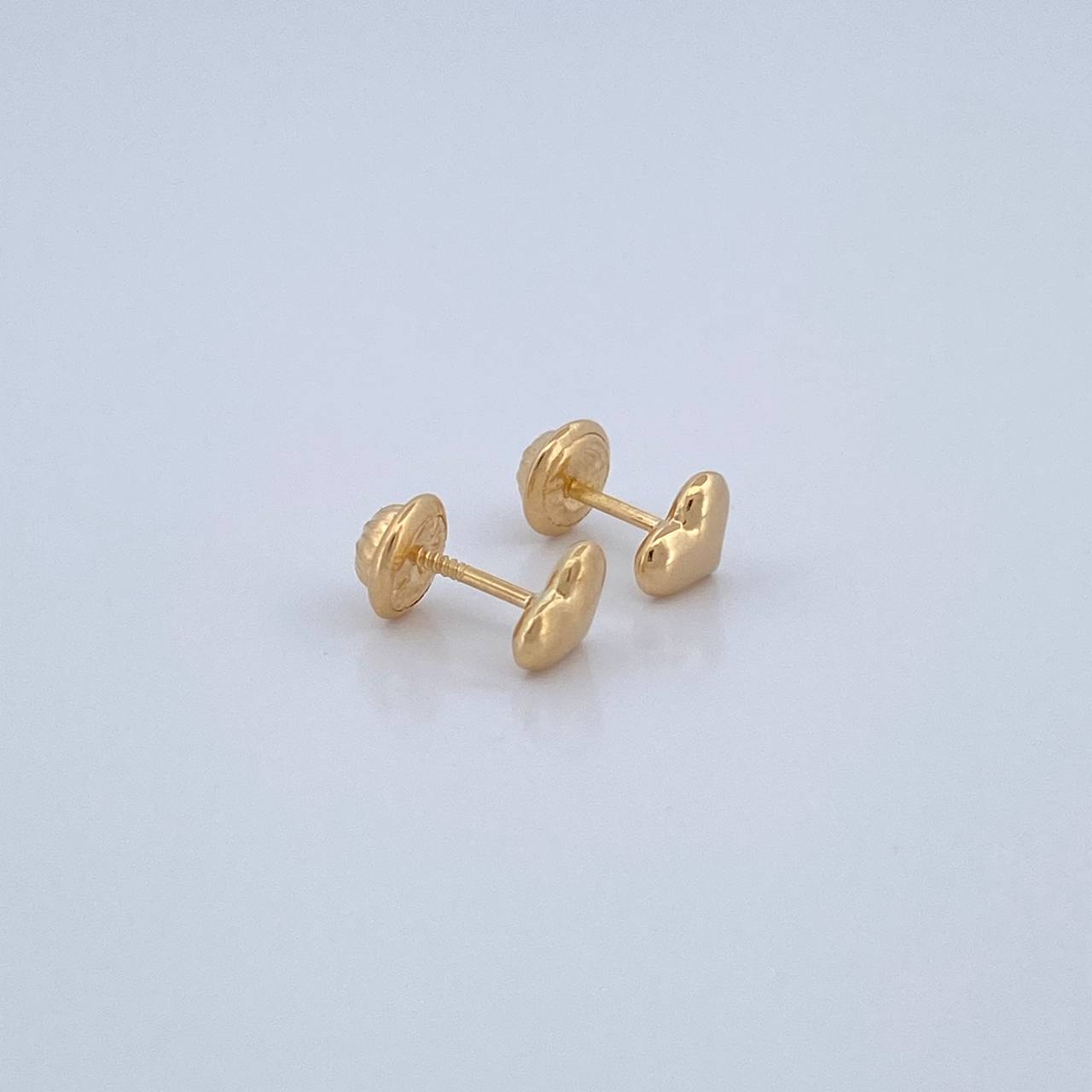Topos Corazon 0.55gr / Troquelados Oro Amarillo 18K &