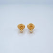 Bezel Stud Earrings 0.4gr / 2.2mm Yellow Gold 18K &